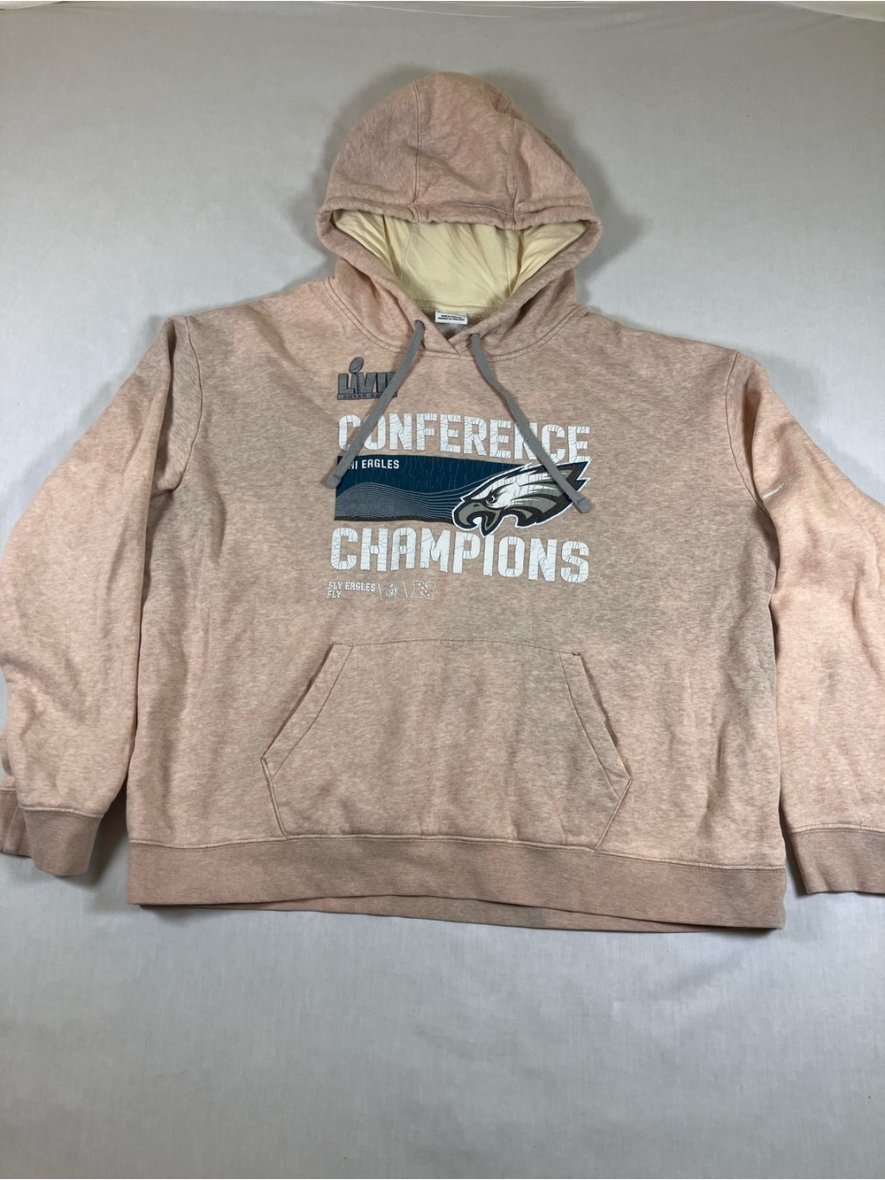 Nike Light Pink Philadelphia Eagles Conference Champions Hoodie